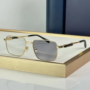 Square Metal Frame UV400 Sunglasses for Women Men Vintage Cat Eye Sunglasses