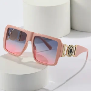 Square Outdoor Sunglasses Men Vintage Driving Trendy Sunglasses Women Oversized Ins Style Fashion Sunglasses