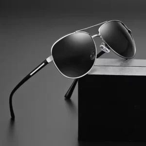 Square Pilot Custom Gafas De Sol Driving Aviation Metal Shades Polarized Men’s Sun Glasses Sport Sunglasses