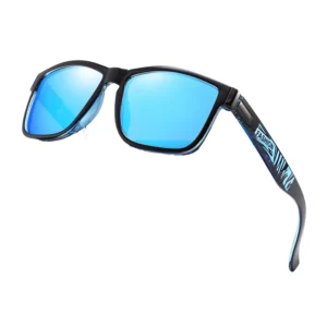 Square Polarized Sunglasses for Men Retro Outdoor Sports Fishing Sunshade Glasses with Custom Logo Support