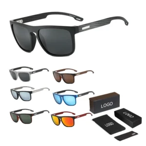 Square Shades TR90 Carbon Fiber High Quality Sunglasses Fashion Sports Polarized UV400 Outdoor Cycling Shades for Men Women