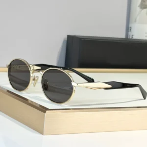 Steampunk Titanium Oval Women’s Sunglasses UV400 Optical Lenses European Style Designer High-quality Glasses