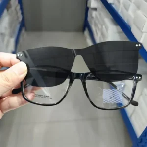 Stock Clearance Clip on Fashion Sunglasses Magnetic Glasses Frame Stock Random Metal Acetate Sun Glasses Frame