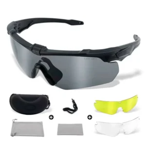 Stock Safety Tactical Glasses Scratch Resistant Lenses Certified Ansi Z87 Safety Glasses 100% Uv Protective Eyewear