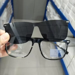 Stock clear Mix High Quality Full Rim Clip on Sunglasses Random Acetate Sun Glasses Magnetic Frame