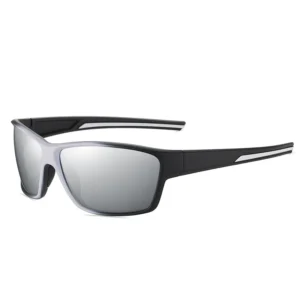 Stylish Outdoor Sports Sunglasses PC Frame UV400 Protection Polarized Photochromic Lenses Suitable for Fishing Cycling