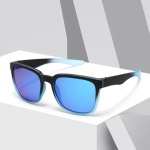Stylish Sport Gradient Sunglasses Fashionable Cycling Custom Logo Outdoor Travelling Polarized