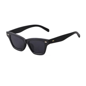 Stylish Vintage Square Sun Glasses Women Men Elegant Designer Sunglasses Black Frame Driving Hiking UV400 Shades