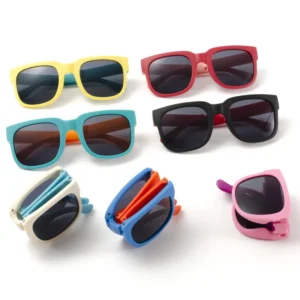 Summer Beach Resin Foldable Children’s Sunglasses Boys Girls UV Protection Kids Sun Glasses Fashion Sunglasses
