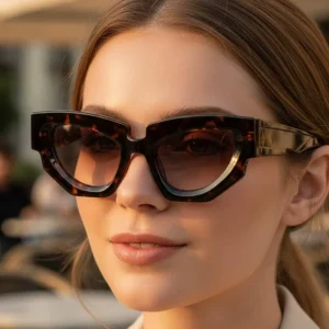 Summer Large Frame Unisex Cat Eye Street Photography Versatile Sunglasses Outdoor Fashion Cycling Sunglasses