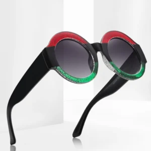 Sun Glasses Retro Round Unisex Versatile UV400 PC Sunglasses