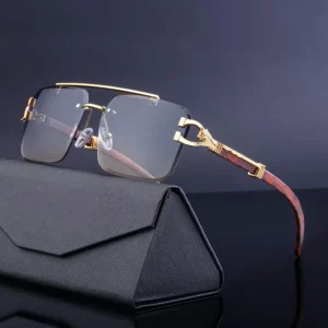 Sunglass Lentes De Sol Custom Luxury Metal Sunglasses Fashion Sun Glasses Mens Sunglasses