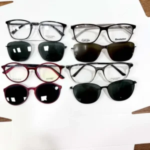 Sunglasses Clip on with Acetate Frame Stock Optical Eyeglasses Random Sunglasses Clip on Frame Mixed Pattern Unisex