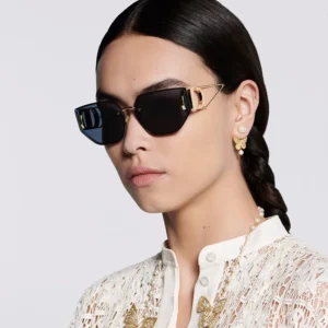 Sunglasses European American Style Metal Hollow Legs Rimless Frameless Polarized UV400 Women High-end Brand Cross-border Outdoor