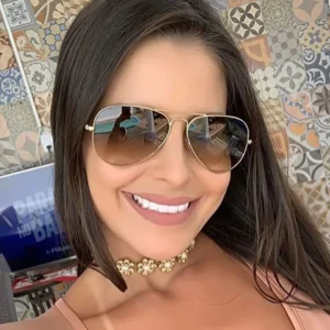 Sunglasses Fashion Metal Sun Glasses UV400 Custom Logo Shades Women Men Eye Ware Metal Sunglasses
