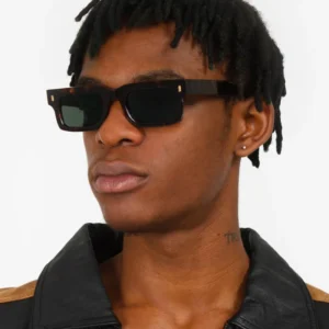 Sunglasses Fashion Square Glasses Customize Logo Trendy Women Sunglasses Men Green Eyewear SZ1003