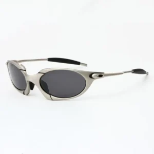 Sunglasses UV400 Polarized Mirror Lenses Metal Frame Fashionable Y2K Technology Glasses Gold Matte Black Full Coverage