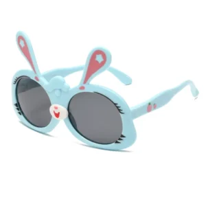Sunglasses Unique Kids Cute Glasses Hot Selling Customize Logo Unisex Toddler Rabbit Shaped Sunglasses TPE Eyewear EQ4903