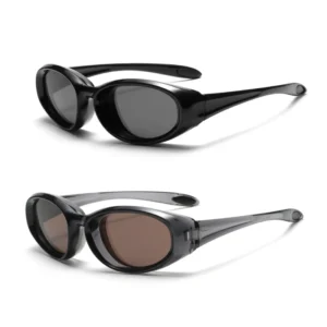 Sunglasses Women Sunshade Windproof Splash Proof Sports Cycling Goggles Small Oval Frame Y2K for Men