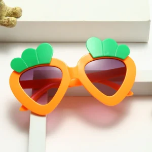 Supply Kids Fashion Trendy Girls Baby Sunglasses Cute Cartoon Children’s Colorful Sun Protection Glasses