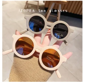 Supply Round UV Protection Kids Sunglasses Candy Color Male and Female Baby Outdoor Glasses