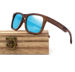 Sustainable Wooden Sunglasses Men Polarized Fashion Original Wood Sunglasses Custom logo
