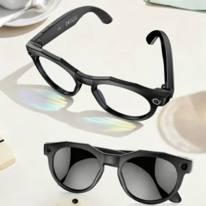 TFB Latest Rectangle High end Premium Smart AI With Photo and Video Recording Capabilities Anti Shake Meta Sunglasses
