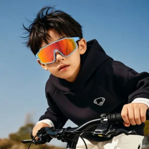 TPEE Frame Sport Sunglasses for Kids Fashionable Polarized Cycling Running Riding Sunglasses