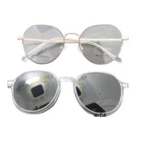 TR Metal Sunglasses Myopia Glasses Frame Multi function Polarizing Clip Set Mirror TJ2213