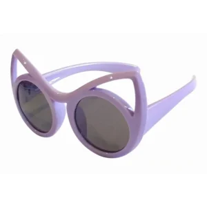 TR6034 New Fashion Smart Cat Eye Kids Sun Glasses TPE Bug Eyes Kids Sunglasses for Children Girl Boy