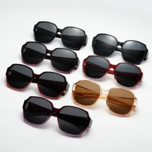 TR90 2-in-1 Set Fashion Sunglasses Polarized Unisex Shades with Prescription Clip-On Lightweight OEM/ODM Service