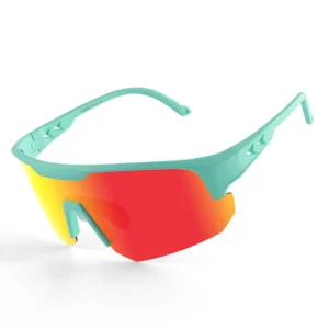 TR90 Custom Logo Sports Lenses Sunglasses for Adults and Youth UV400 Protection Lightweight Frame Cycling Eyewear