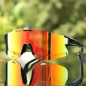 TR90 Frame Cycling Eyewear Purple Indoor UV400 Protection Bicycle Mountain Sunglasses Sports Bike Glasses