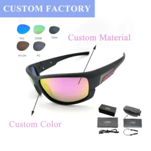 TR90 Frame Polarized Light Weight Full Rim Fishing Sports Sunglasses UV400 Custom Logo Men Women