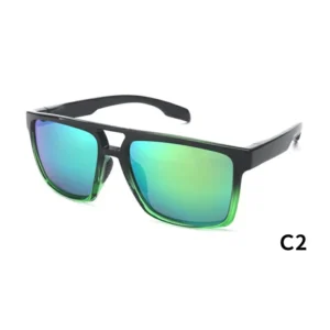 TR90 Frame Unisex Premium Golf Sports Sunglasses Polarized Mirror UV Protection Driving TAC Lens Custom Logo White