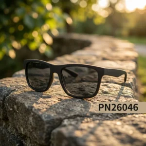 TR90 Frame Vintage Sports Sunglasses Unisex Polarized Mirror Lenses UV Protection Half Rim Lightweight Durable