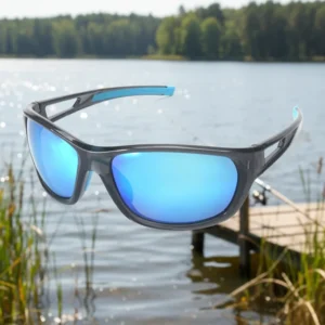 TR90 Full Rim Frame Polarized Colored Lens Sports Two Pieces UV400 Driving Fishing Rowing Beach Baseball Sunglasses