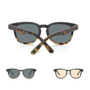 TR90 Glass Lens Polarized Sunglasses for Men Lightweight Comfortable Custom Logo Vintage Fishing Glasses