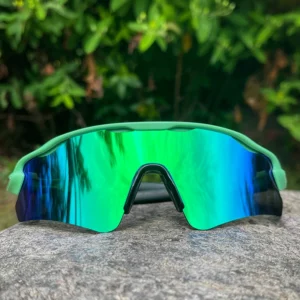 TR90 Material Unisex Sports Sunglasses L9208 New Dumb Green Model for Outdoor Activities