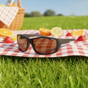 TR90 Polarized Full Rim Rectangle Sunglasses Outdoor Running Sport High Quality UV400 Custom Logo Light Weight TAC Lens