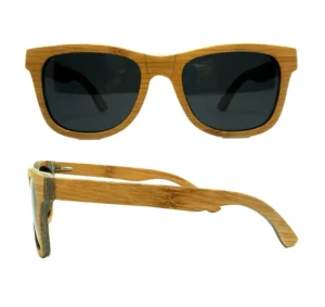 TR90 Sport Safety Eyewear Custom Logo Sun Glasses Men Women Bamboo Wooden Sunglasses