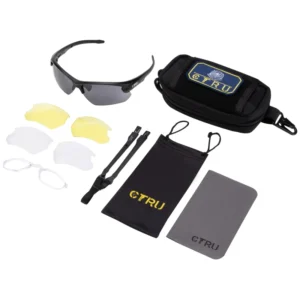 TR90 Sports Glasses Cycling Sunglasses Protective Safety Glasses Lightweight Outdoor Sports Eyewear With Interchangeable Lenses