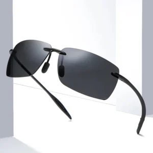 TR90 Ultralight Frameless Sunglasses for Men Women Fashion Outdoor Sports Shades for Fishing Running Driving Driver Sun Glasses