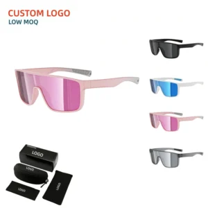 TR90 Unbreakable Shield Sports Sunglasses Polarized Cycling Glasses for Men Women Ultra Light Running Fishing Eyewear