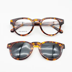 Taizhou Factory UV400 Lens Clip On Sunglasses Fashion Unisex Eyeglass Frames Protect Eyes