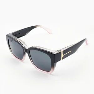 Taizhou RD TJ001 Custom Signature Design Large Frame Sunscreen Sunglasses with Lens for Myopia Glasses