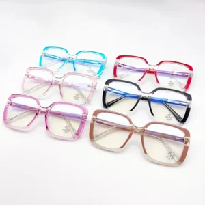 Taizhou RD XHP08 PC in Stock Fashion Sunglasses Women Eyewears With Acetate Optical Anti Blue Light Glasses Frames