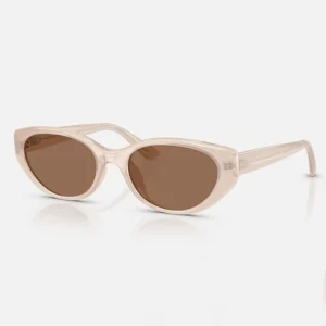 Timeless Trend Elegant Light Brown Cat-Eye Full Rim Sunglasses Tinted Lenses UV400 Protection Comfortable Eyewear Daily Party