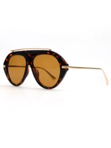 Toad Women’s Polarized UV400 Full Frame Fashion Modern Pilot Large Frame Street Style Sunglasses