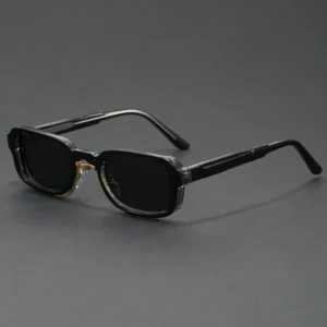Top Quality Sunglasses Men Small Square Black Sunglasses Glasses Women Pc Frame Sunglasses
